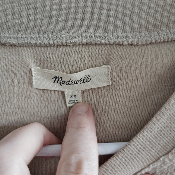 Madewell (Re)sourced Brushed Side-Button Relaxed Sweatshirt - Picture 8 of 9